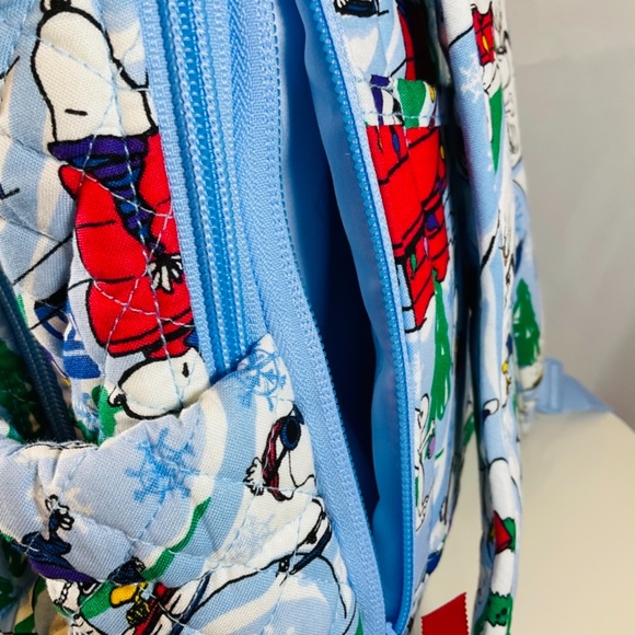 Vera Bradley Limited Edition Ski Slope Snoopy Campus Backpack - Picture 7 of 10